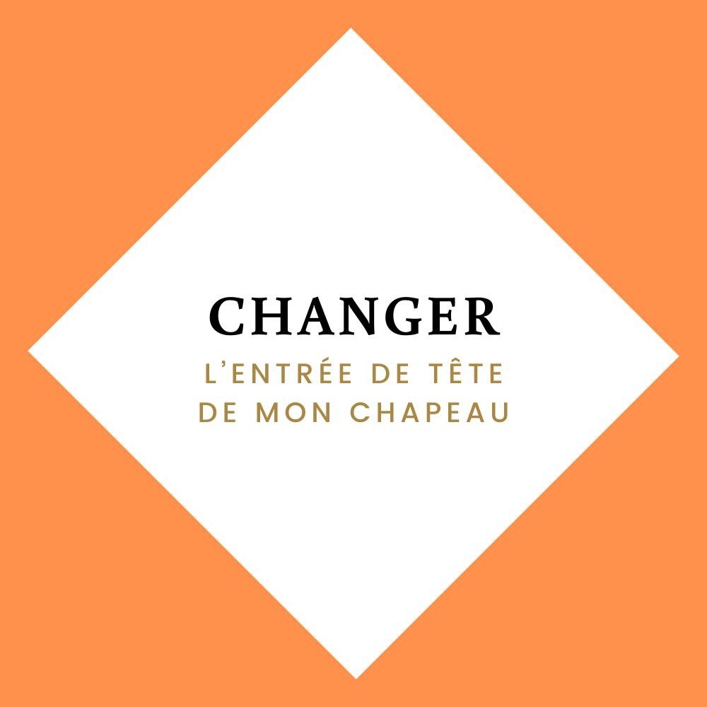 Changer ruban interieur chapeau