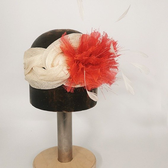 turban sisal mariée