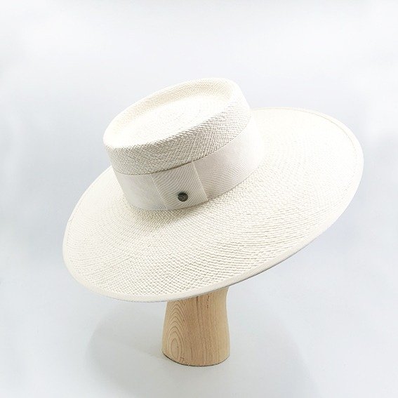 chapeau mariée panama minimal