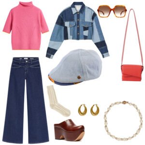 Look Femme Casquette made in france Denim