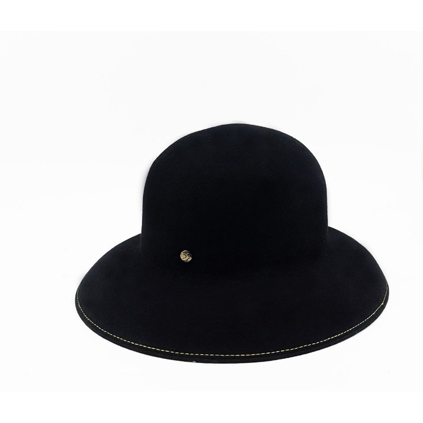 Cloche en feutre noir – LUD