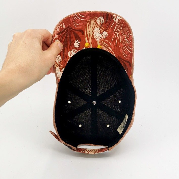 Casquette en lin nude – DAVY