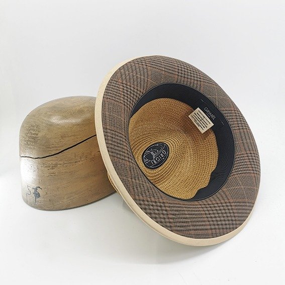 Chapeau de paille homme camel – ADEL