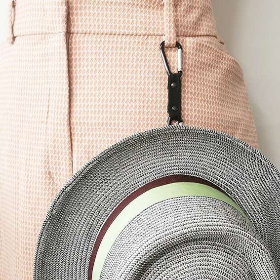 mousqueton chapeau attache ceinture