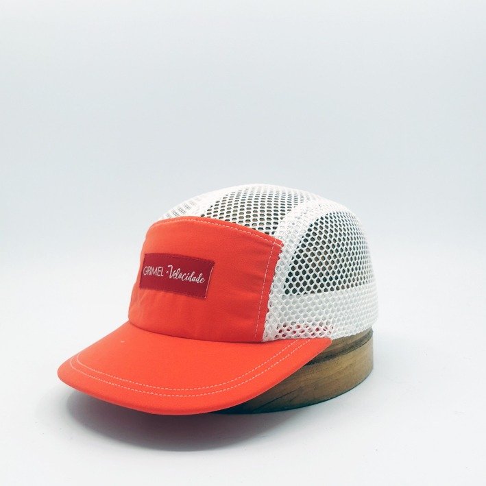 Casquette de course à pied orange