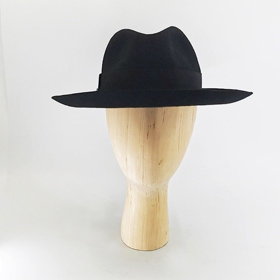 Chapeau fedora noir – HECTOR