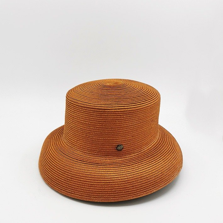 Chapeau cloche orange – ESTHER