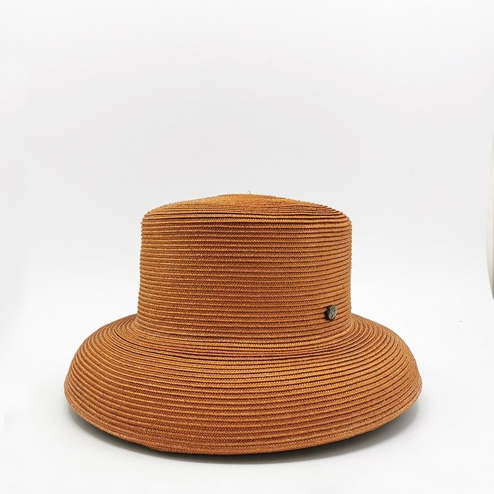 Chapeau cloche orange – ESTHER