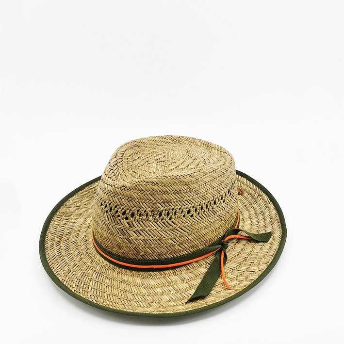 Fedora en paille kaki – SIMON