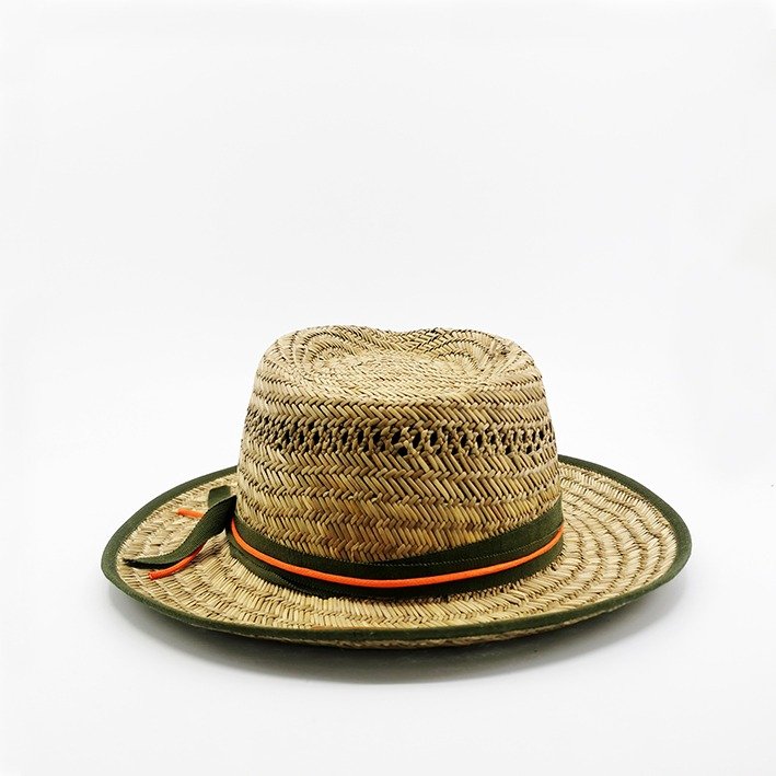 Fedora en paille kaki – SIMON