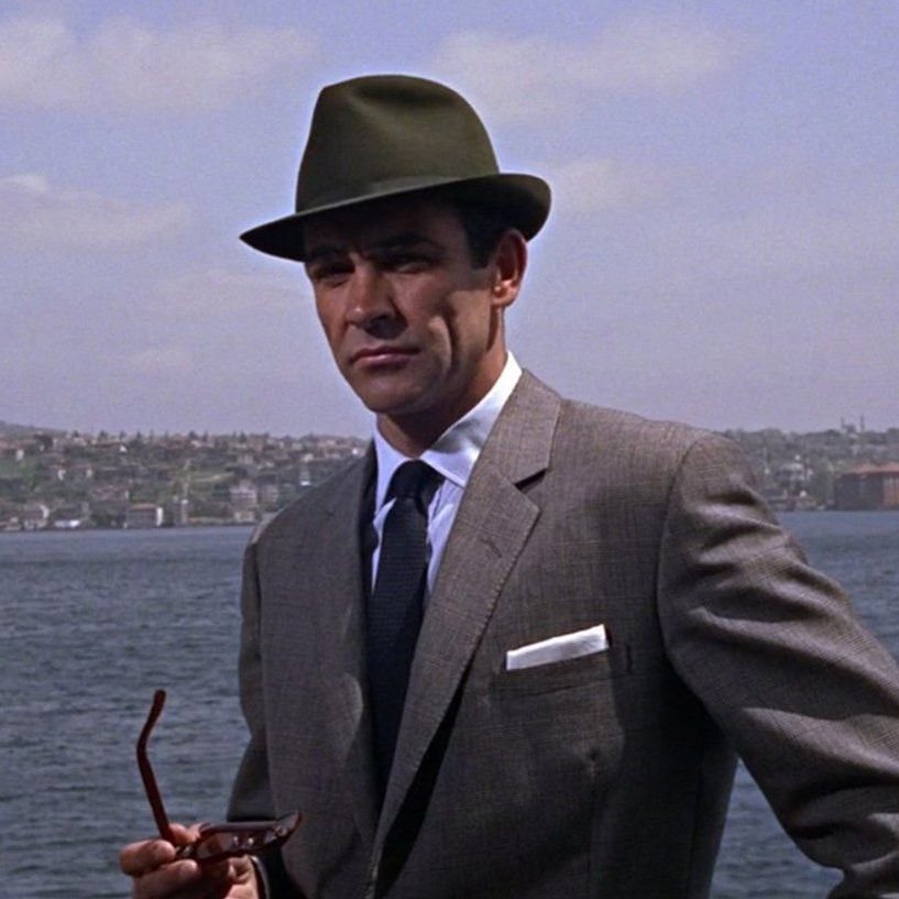 porter chapeau trilby james bond