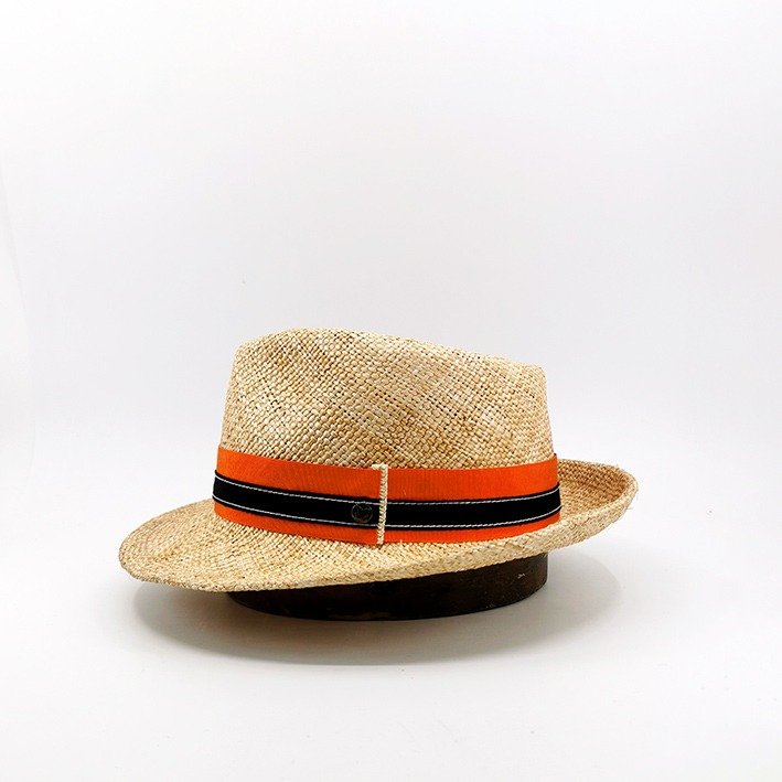 Chapeau paille orange – SIMON