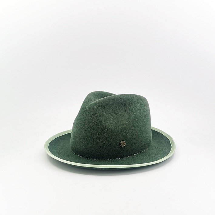 Chapeau trilby vert sauge – JONA