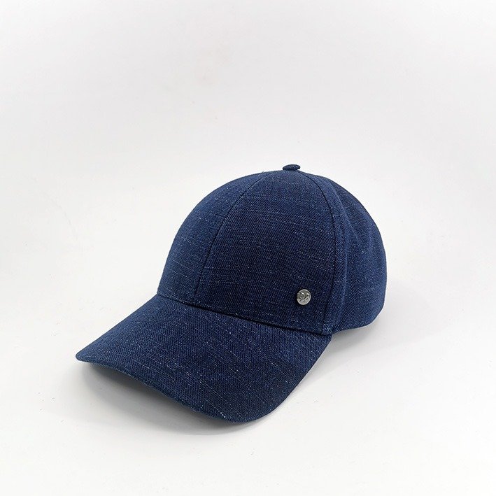 Casquette lin bleu 6 panel – ASAF