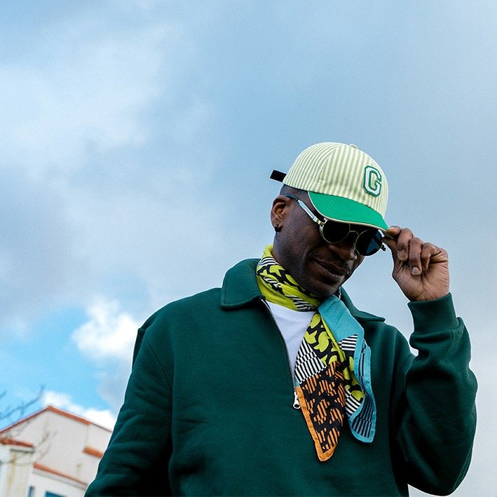 casquette golf rayure studio grimel