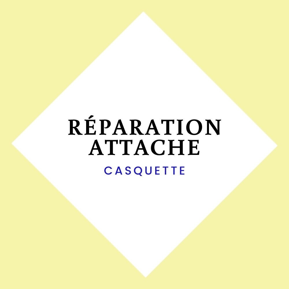 Réparer attache casquette