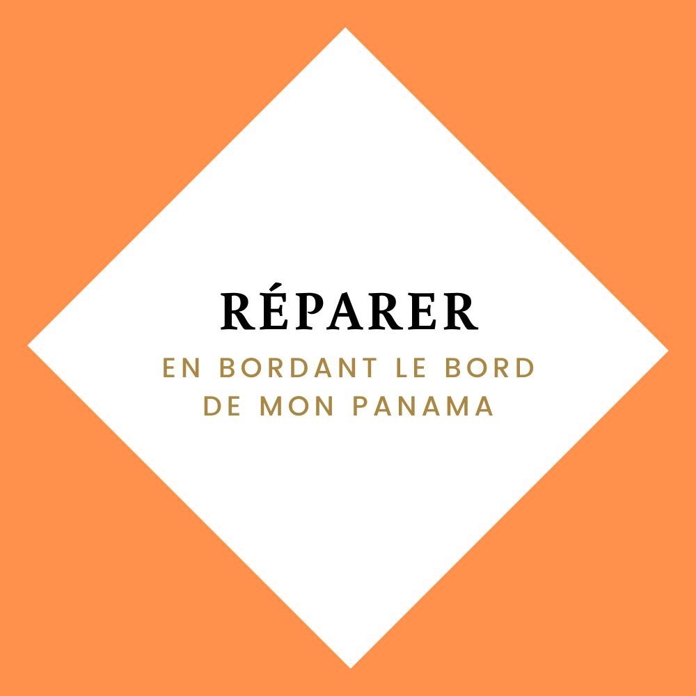 Réparer bord chapeau