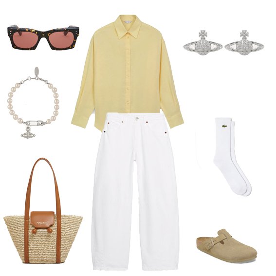 look casual mods blanc mixte