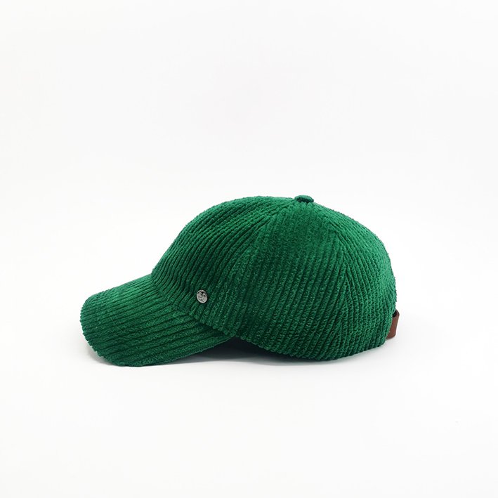 Casquette velours vert  – DAVY