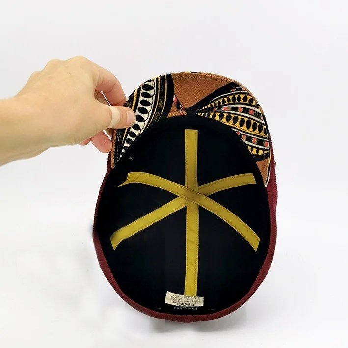 Béret casquette velours bordeaux- VIC