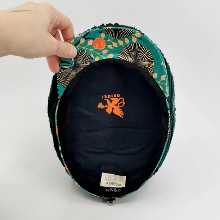 Casquette béret velours vert – ENZO