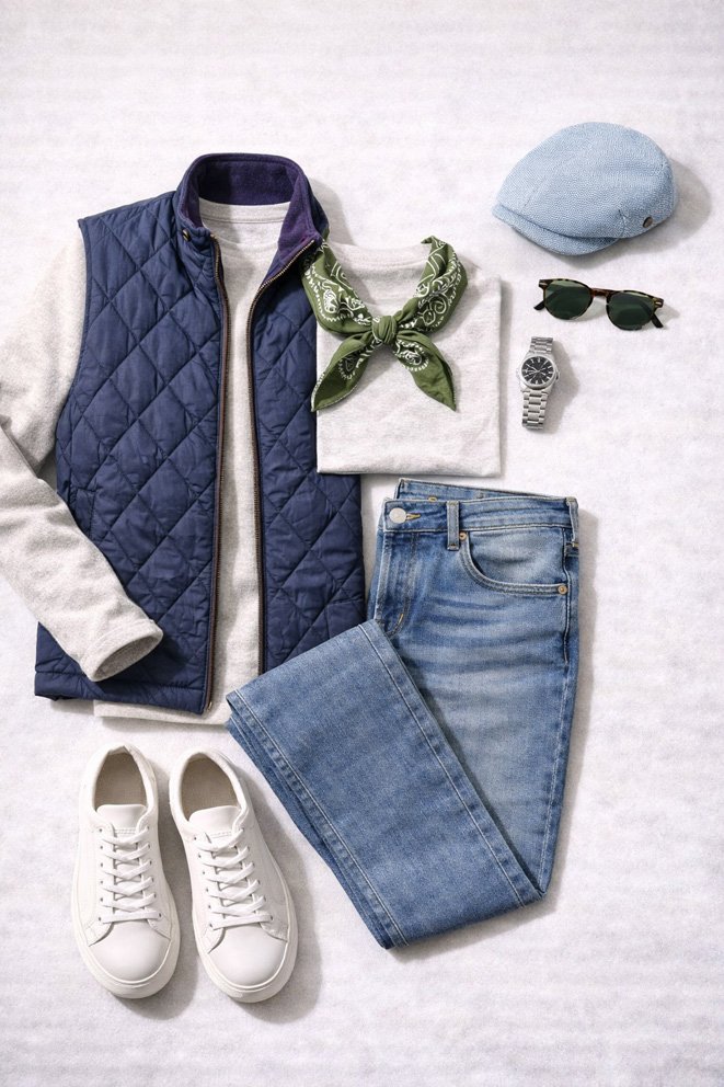 Casquette Béret Pour Tenue Décontractée Masculine Chic